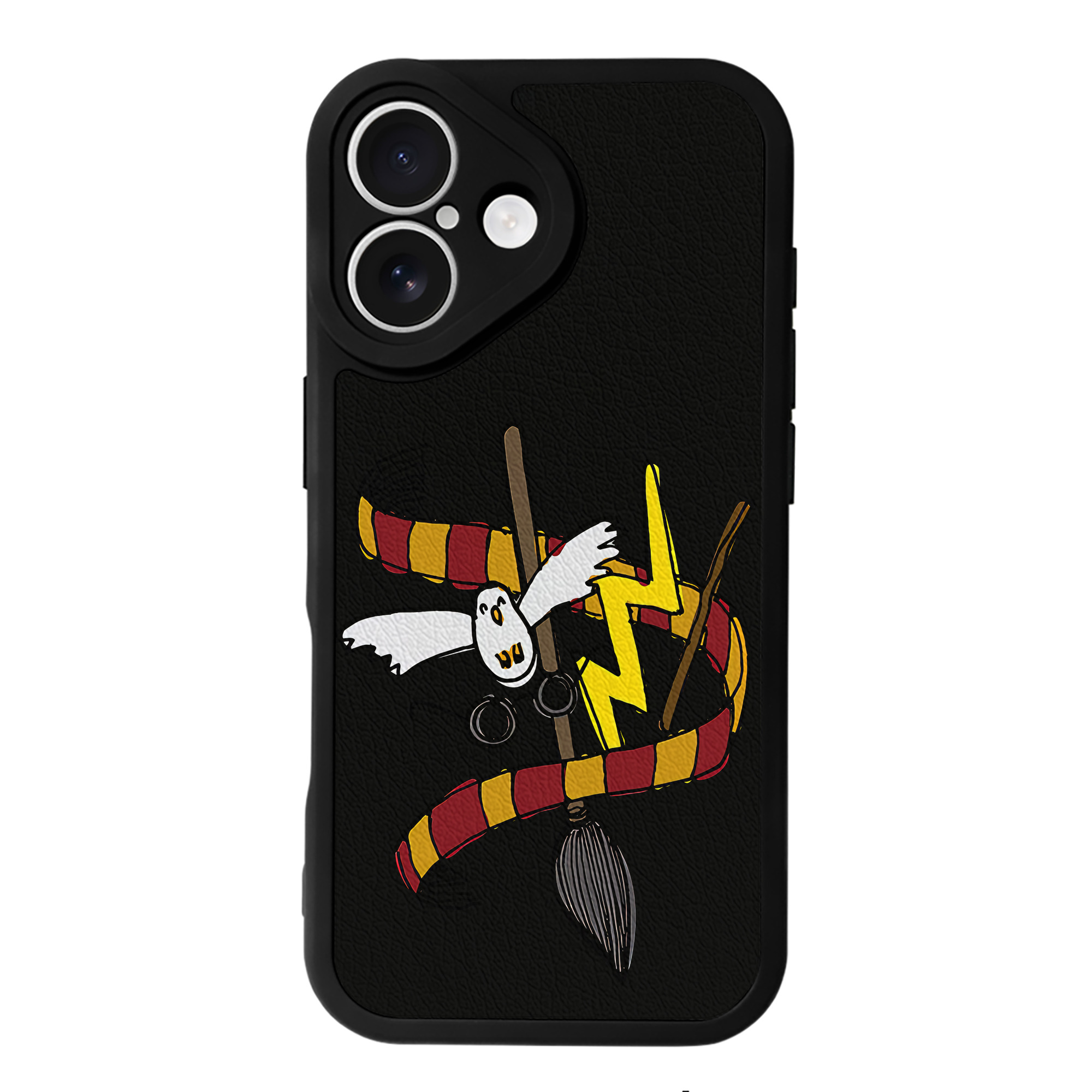 （画像用） Harry Potter ハリー・ポッターシリーズ 【iPhone 16シリーズ対応】シリコンスマホケース（レザー調） 材質：シリコン